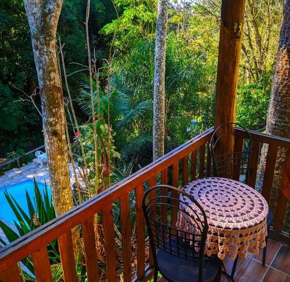 آپارتمان 1 خوابه با چشم‌انداز استخر, Pousada Bella Ana