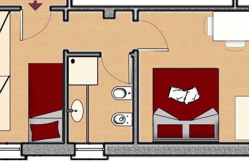 Люкс 2 Спальни, B&b Villa Brema