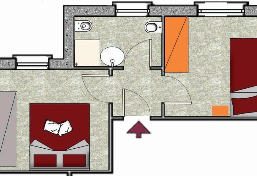 Люкс 2 Спальни, B&b Villa Brema