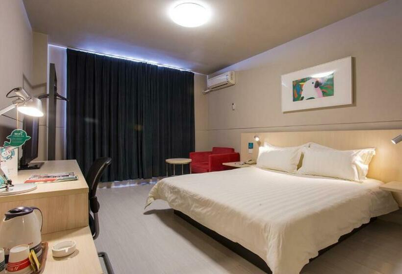 キングサイズベッドのスタンダードルーム, Jinjiang Inn Baoji High Speed Rail Station