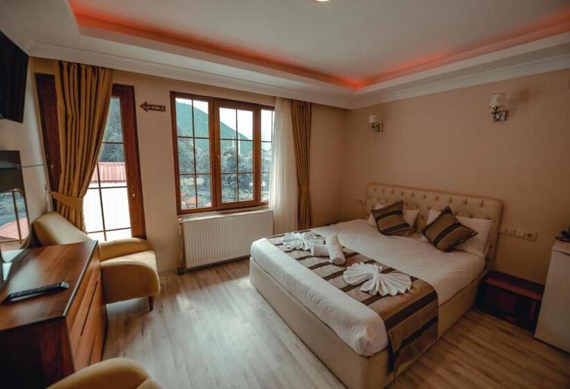 标准间带湖景, Aygün Suites Hotel&bungalow Uzungöl