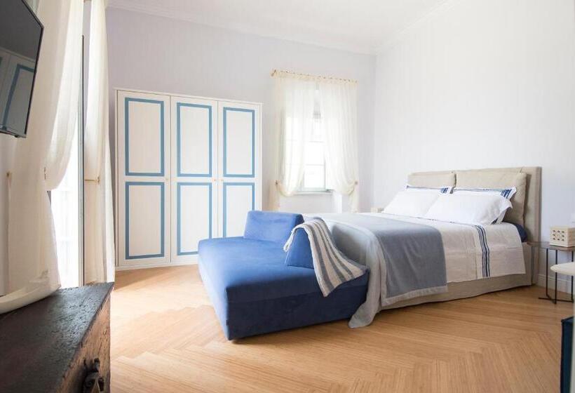 חדר דלוקס עם מרפסת נוף לים, Dimora Cummà Marì