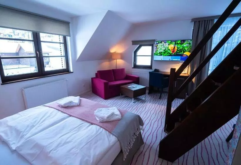 １ベッドルームのデラックスアパートメント, Aparthotel Flinski Sport & Spa