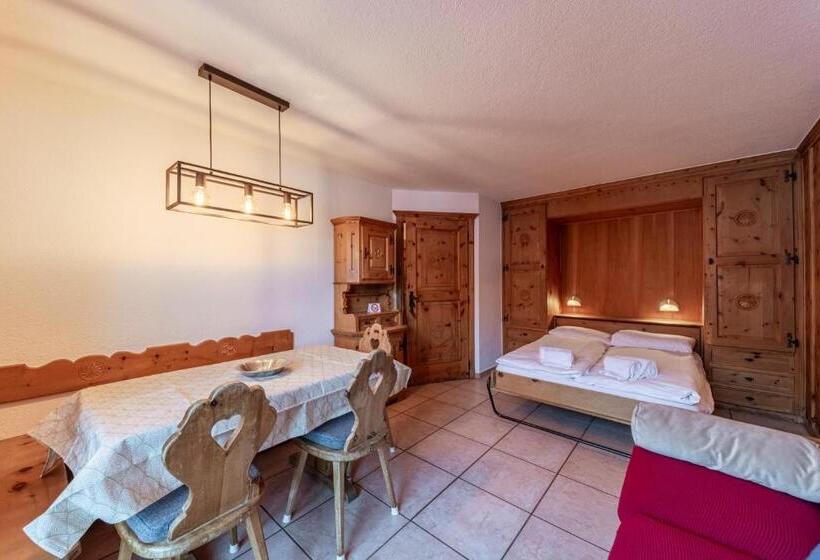 דירה בת חדר שינה 1 עם נוף, Chesa Silva Silvaplana