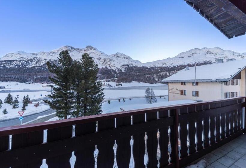 דירה בת חדר שינה 1 עם נוף, Chesa Silva Silvaplana