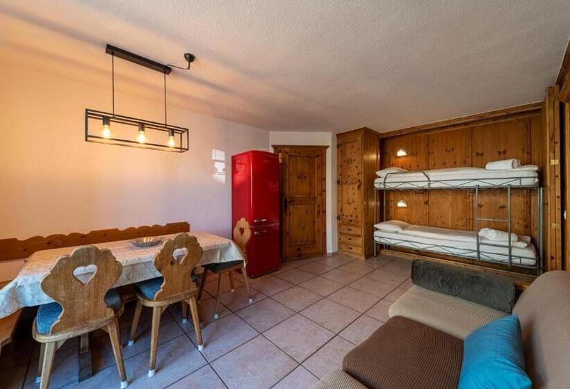 דירה בת חדר שינה 1 עם מרפסת, Chesa Silva Silvaplana