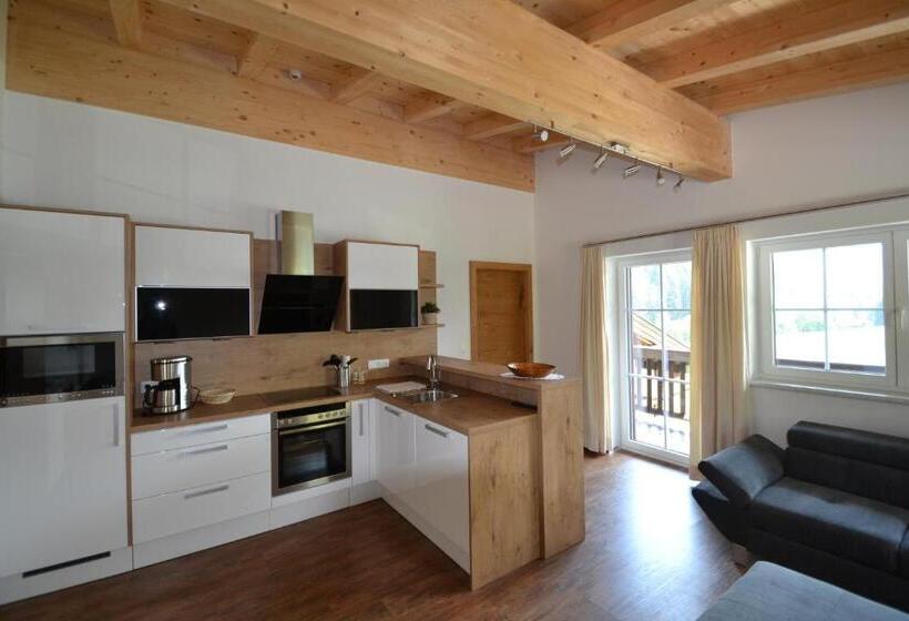 דירה בת חדר שינה 1 עם מרפסת, Jugendhotel Angerhof