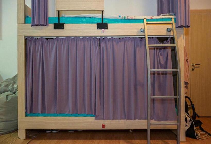 تختخواب در اتاق مشترک, Skopje Hostel