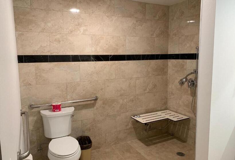 身障者適用キングサイズベッドルーム, Desert Inn Motel