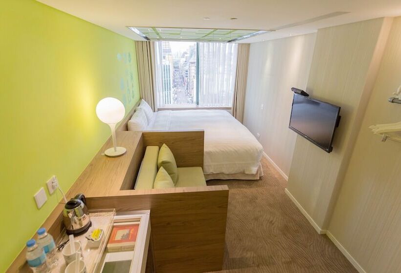اتاق کلاسیک با تخت دوبل, Green World Hotel   Zhonghua