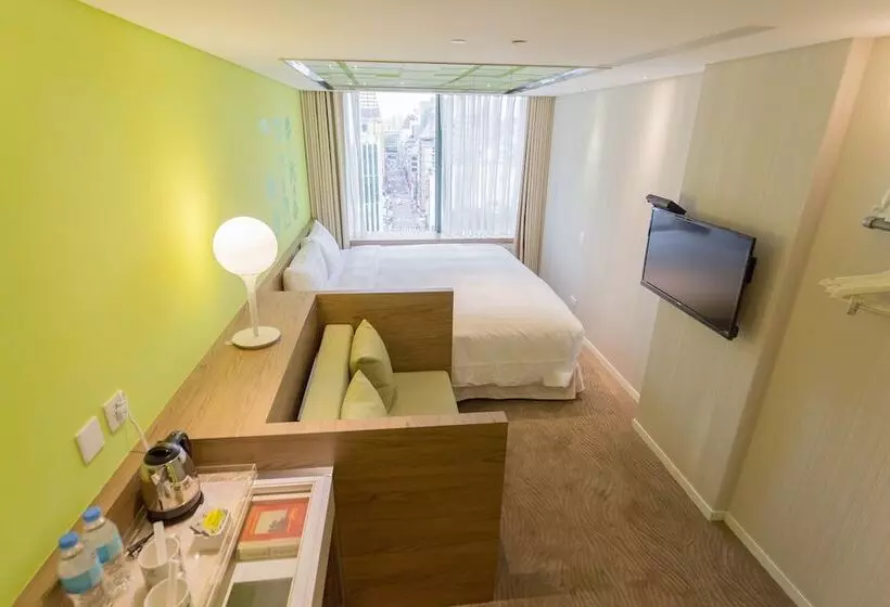اتاق کلاسیک با تخت دوبل, Green World Hotel   Zhonghua