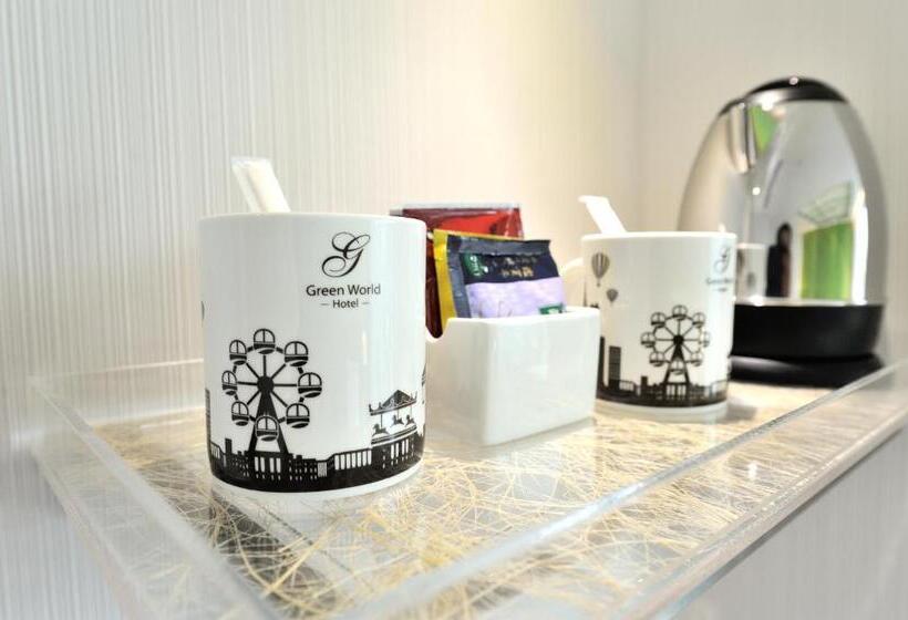 اتاق سوپریور با چشم‌انداز شهر, Green World Hotel   Zhonghua