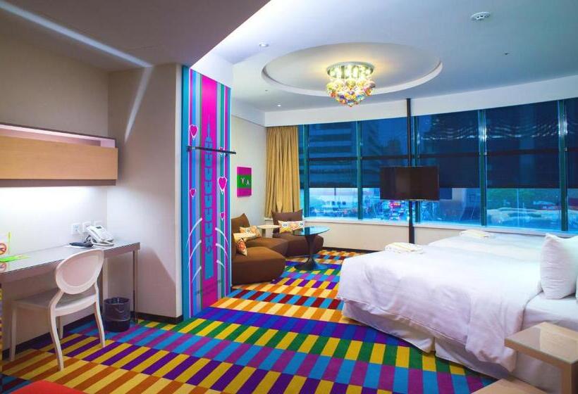 اتاق لوکس با چشم‌انداز شهر, Green World Hotel   Zhonghua