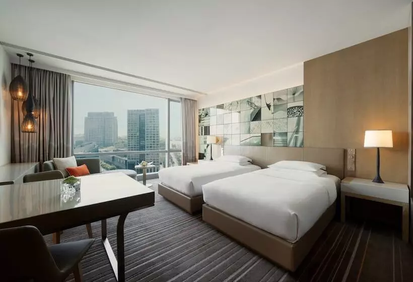 湖の見えるクラブルーム, Hyatt Regency Suzhou