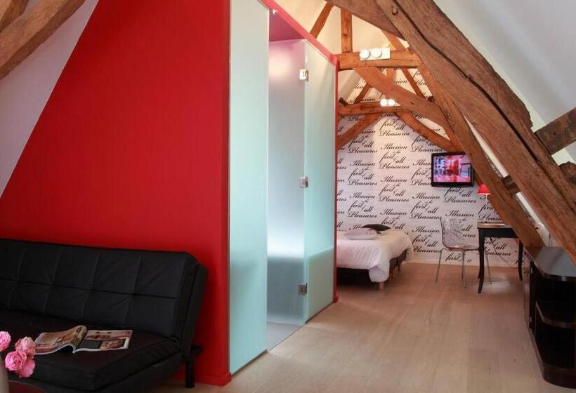 סוויטה דלוקס, La Ferme Blanche, The Originals Relais