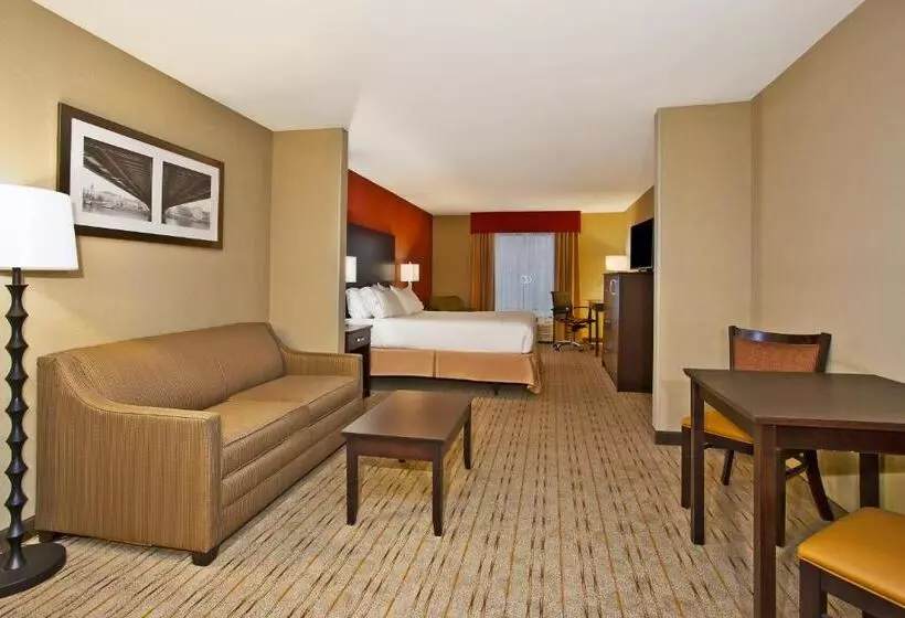 キングサイズベッドのスイートルーム, Holiday Inn Express & Suites Springfield, An Ihg