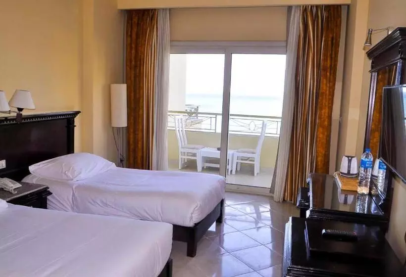 اتاق استاندارد یک نفره با چشم‌انداز دریا, Magic Beach Hotel Hurghada