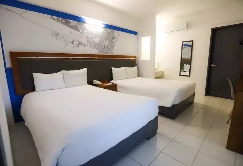 ２ダブルベッドのスタンダードルーム, Tryp By Wyndham Chetumal