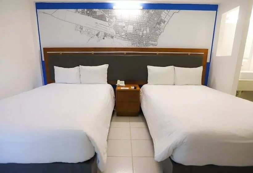 ２ダブルベッドのスタンダードルーム, Tryp By Wyndham Chetumal