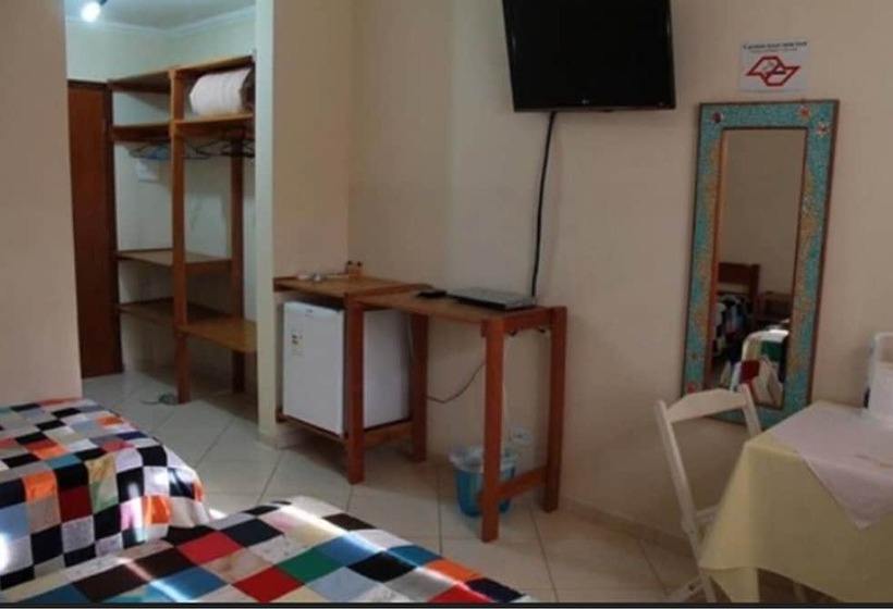 חדר לארבעה סטנדרטי עם מרפסת, Pousada Mosaico Brasil   Maresias