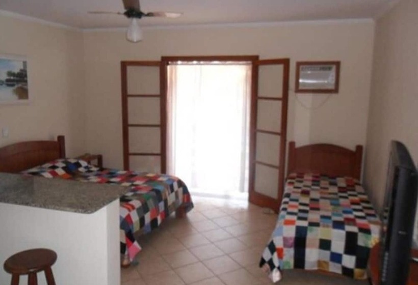 חדר לארבעה סטנדרטי עם מרפסת, Pousada Mosaico Brasil   Maresias