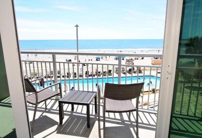 סוויטת 2 חדרי שינה, Stunning Ocean Front 2bedroom In Heart Of Myrtle Beach New 50 Smart Tv