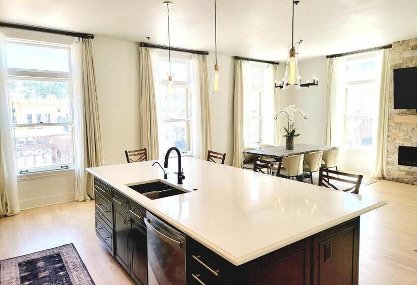 １ベッドルームのデラックスアパートメント, The Bank Hotel Deadwood