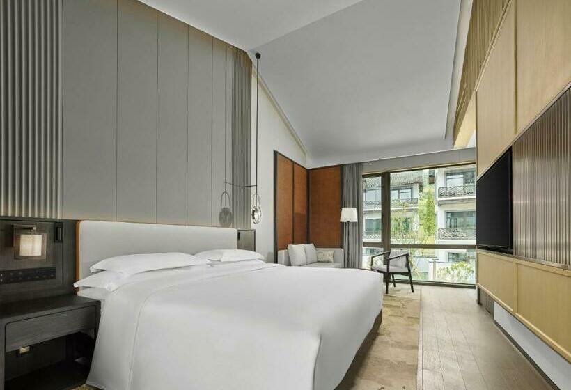 스탠다드 룸 킹사이즈 침대, Homm Huzhou Xisai Shan