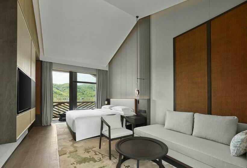 스탠다드 룸 킹사이즈 침대, Homm Huzhou Xisai Shan