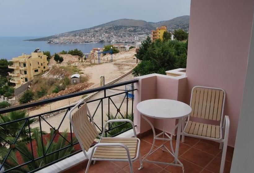 オーシャンビュースタンダードルームバルコニー付き, Panorama Sarande