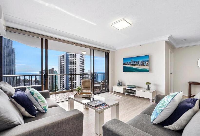 침실 1개 바다 전망 아파트, Surfers Century Oceanside Apartments