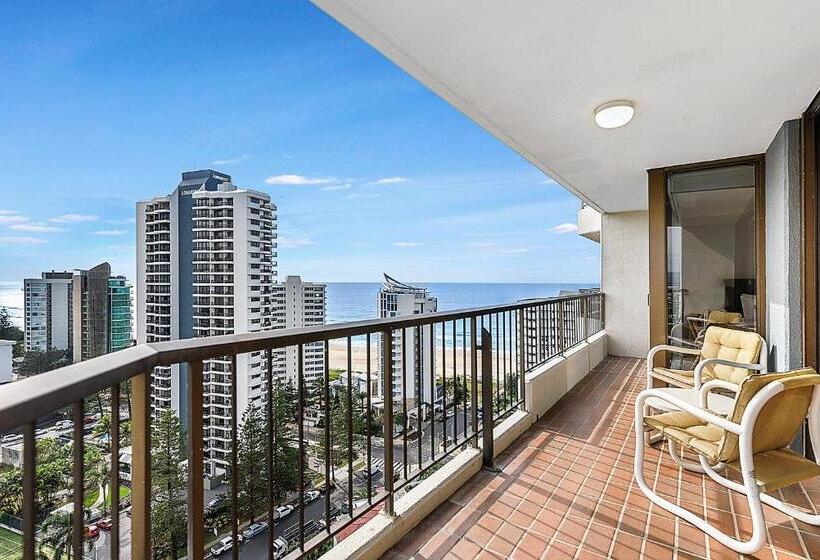 带1个卧室的带海景的公寓, Surfers Century Oceanside Apartments