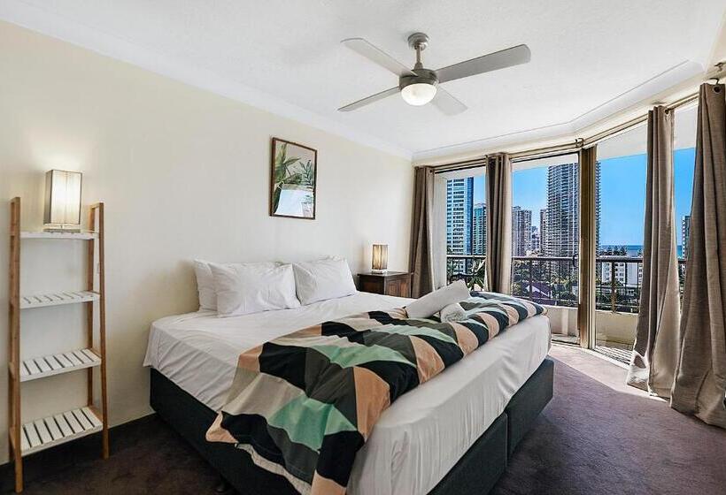 آپارتمان 2 خوابه با چشم‌انداز دریا, Surfers Century Oceanside Apartments