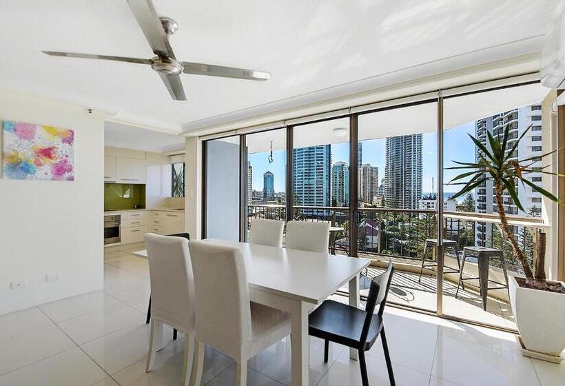 آپارتمان 2 خوابه با چشم‌انداز دریا, Surfers Century Oceanside Apartments