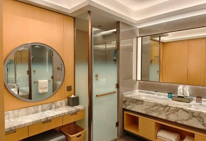 ２ダブルベッドのスタンダードルーム, Wyndham Grand Zhaoqing Downtown