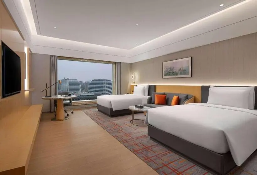 ガーデンビューデラックスルーム, Wyndham Grand Zhaoqing Downtown