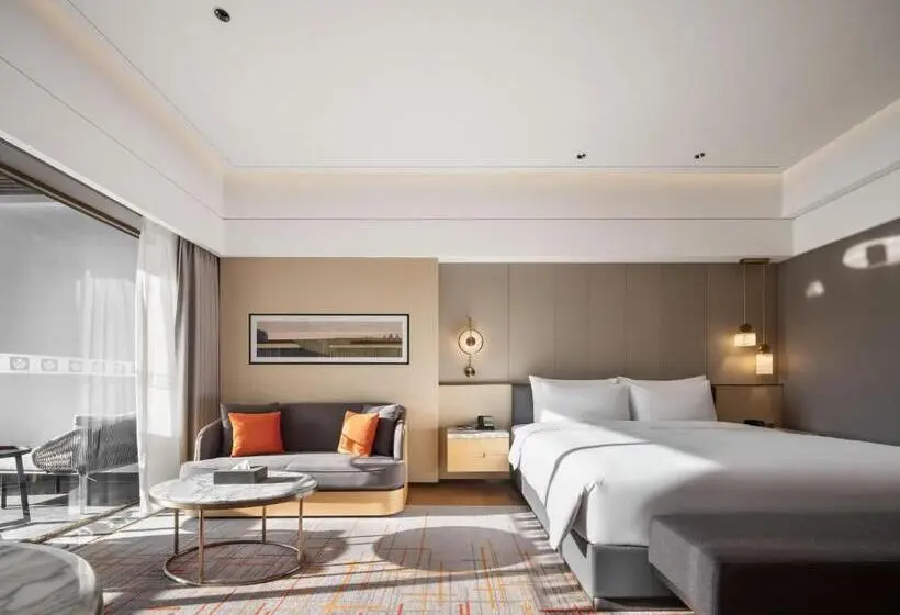 キングサイズベッドのエクゼクティブルーム, Wyndham Grand Zhaoqing Downtown