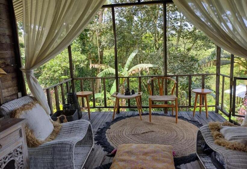 غرفة قياسية مطلّة علي الحديقة, Cabañas La Finca