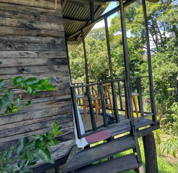 غرفة قياسية مطلّة علي الحديقة, Cabañas La Finca