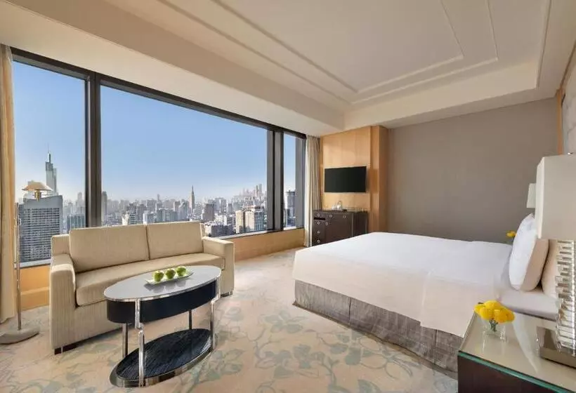 キングサイズベッドのデラックスルーム, Shangrila Nanjing