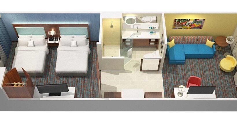 Люкс, Springhill Suites By Marriott At Anaheim Resort Area/convention Center