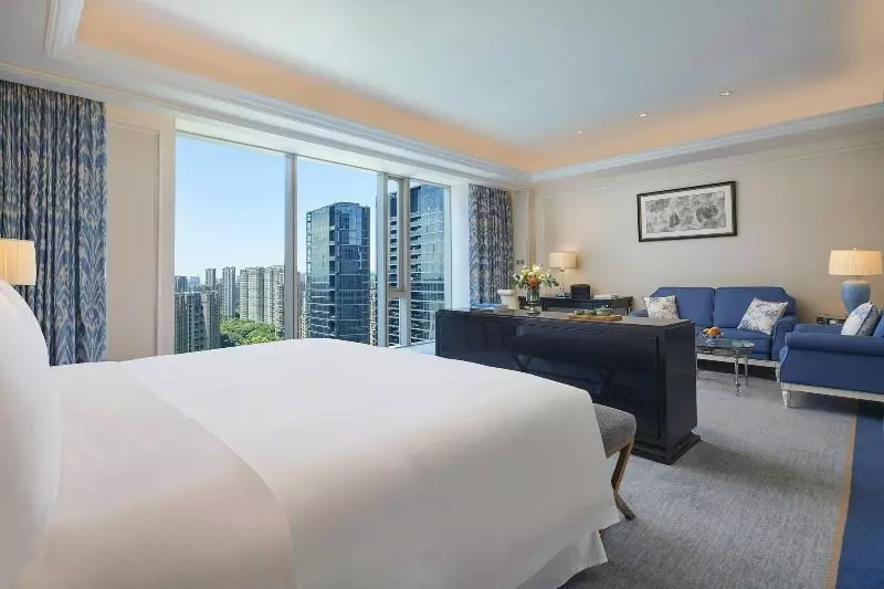 キングサイドベッドのスタンダードワンルーム, The Azure Qiantang, A Luxury Collection Hotel, Hangzhou