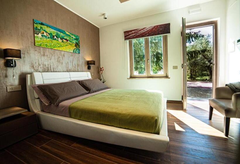 اتاق استاندارد با تخت بزرگ, Terre Etrusche Guest House Terme  3 Minuti Da Viterbo Centro