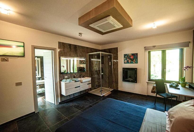 اتاق سوپریور با تخت بزرگ, Terre Etrusche Guest House Terme  3 Minuti Da Viterbo Centro