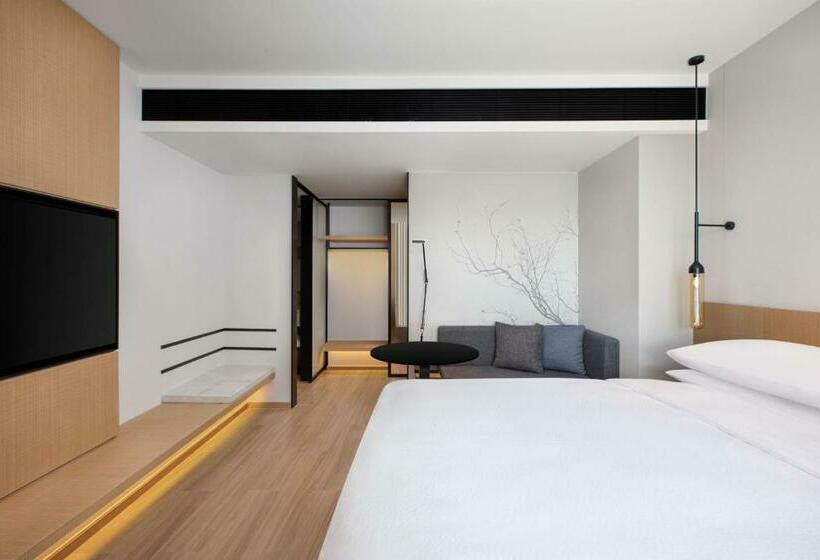 도시전망 디럭스룸 킹침대, Fairfield By Marriott Hangzhou Xihu District