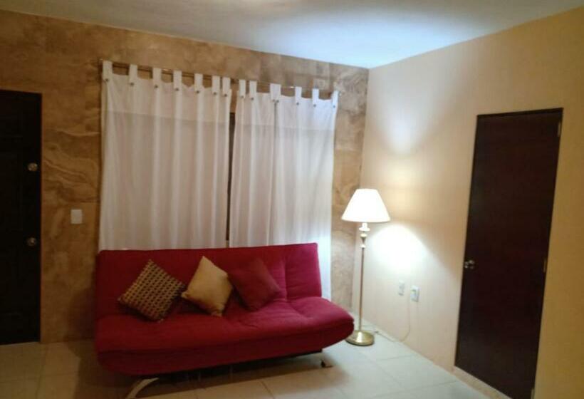 آپارتمان 1 خوابه با چشم‌انداز باغ, La Casa Rosa Guanajuato