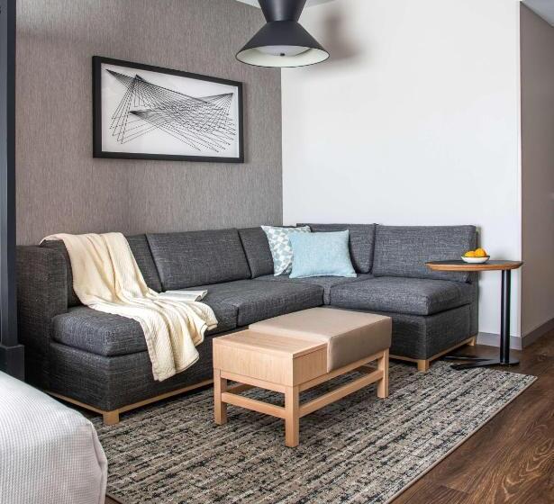 带2个双人床的标准工作室, Hyatt Place Newark Silicon Valley