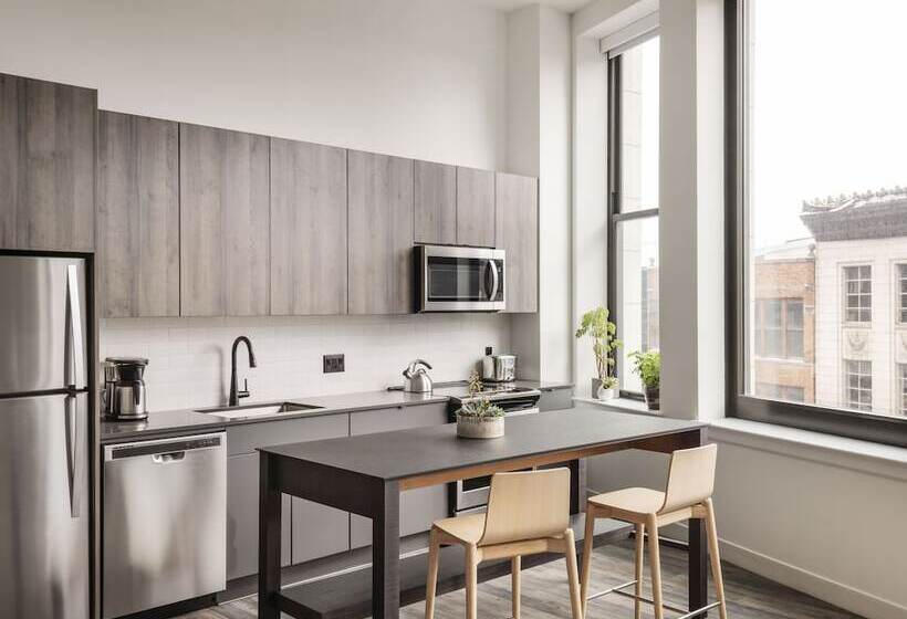 Апартаменты 1 Спальня, Roost Cleveland