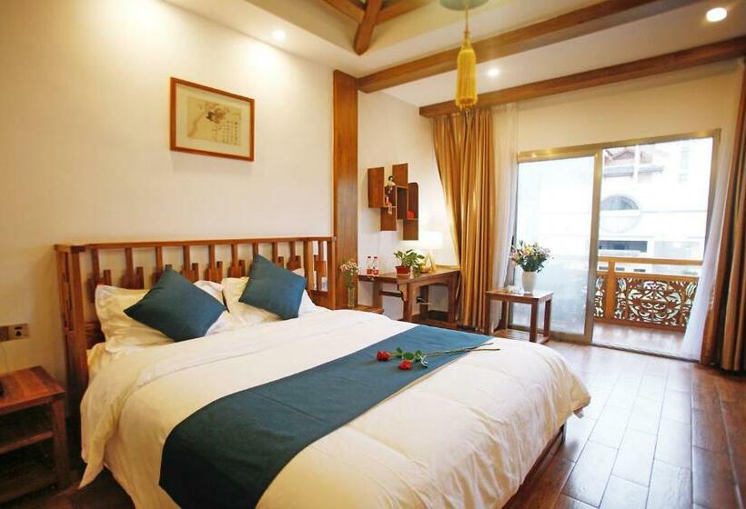 غرفة ديلوكس مزودة بشرفة, Guihua Road 106th Hostel