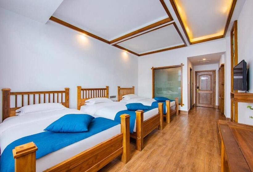 غرفة ديلوكس ثلاثية, Guihua Road 106th Hostel